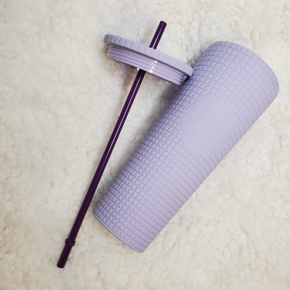 Starbucks Lilac Matte Grid Tumbler Valentine's Day - Picture 3 of 10